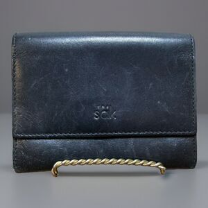 The Sak Black Leather Wallet Small